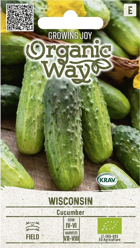 Ogórek gruntowy Wisconsin smaczna odmiana nasiona ekologiczne Organic Way sklep rajogrodnika